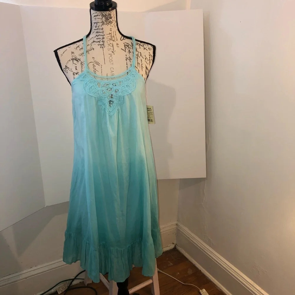 LEI - Kendall Woven‎ Crochet Dress- Medium